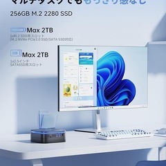 早い者勝ち ミニpc n100 mini pc ミニパソコン 4K 高速熱放散の画像