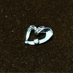 K10WG  ダイヤ0.01ct  刻印有 ペンダントトップ