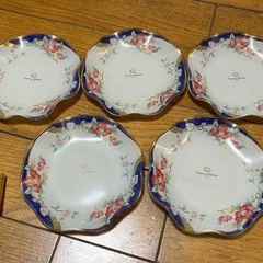 イタリア　ジャンニバレンチノの絵皿（5セット）
