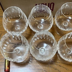 Hoyaのクリスタルグラス（6セット）の画像