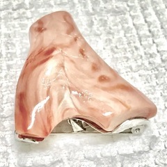 珊瑚　帯留  ペンダントトップ  ブローチの画像