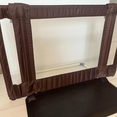 【相談中】ベビーゲート/ペットゲート おくだけとおせんぼ ブラウン の画像