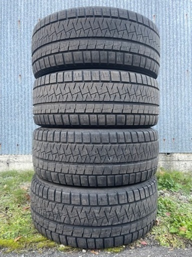 ワ）バリ溝 PIRELLI ICE ASIMMETRICO PLUS ピレリ アシメトリコ プラス 225/45R17 91Q スタッドレス 冬タイヤ 4本SET