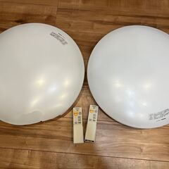 【2個セット】LEDシーリングライト×2、リモコン×2付き※1つ...