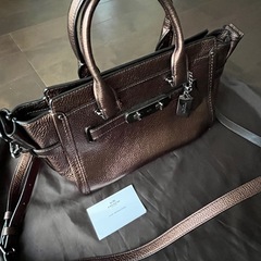 新品 未使用 COACH ハンドバッグ ブロンズ