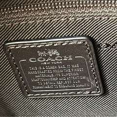 新品 未使用 COACH ハンドバッグ ブロンズの画像