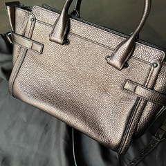 新品 未使用 COACH ハンドバッグ ブロンズの画像