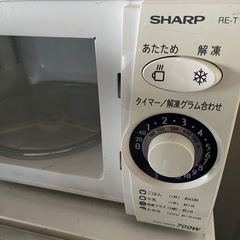 電子レンジ　簡単操作　シャープ　RE-T1の画像