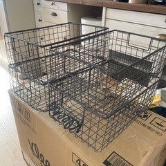 重ねてもオシャレなカゴの画像