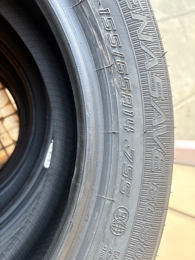 取引様決まりました。
DUNLOP エナセーブ EC300+ 155/65R14 4本24年製新車外
