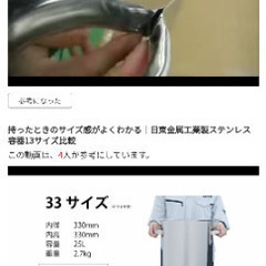 特大ステンレス容器★25L★330×330の画像