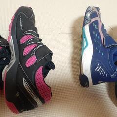 【値下げ】アシックス asics レーザービーム スニーカー 20cm 21cm セットの画像