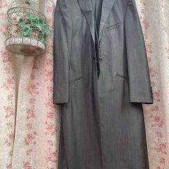 残1着になりました　難あり　グレー　タキシード ズボン パンツ　...