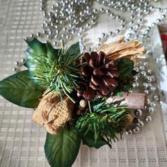 クリスマスカットクロス11枚　クリスマスオーナメント6点の画像