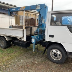 三菱 キャンター ユニック　クレーン 要現車確認 値下げokの画像
