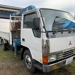 三菱 キャンター ユニック　クレーン 要現車確認 値下げok
