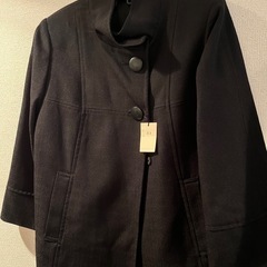 新品11号　ブラック　ジャケット　春コートの画像