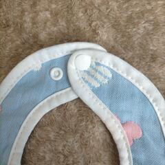 新品未使用 リバーシブルガーゼスタイ 6枚の画像