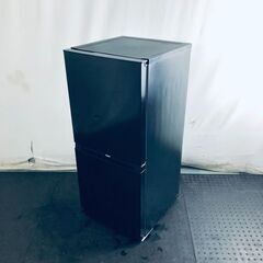 ID:k543865 ハイアール Haier 冷蔵庫 一人暮らし 中古 2023年製 2ドア 121L ブラック ファン式 右開き JR-NF121NJ(k)  【リユース品：状態C】【送料無料】【設置費用無料】