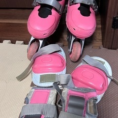 子供用サイズ調整機能付インラインスケートの画像