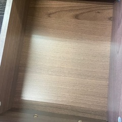 ◆早い方優先!! 2段キャスター付き収納　引き出し　ダークブラウン☆の画像
