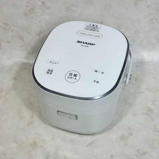 A6394【即日お取引可能‼】シャープ 炊飯器 2020年製 KS-CF05B-W