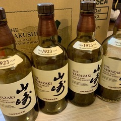 サントリー 山崎 シングルモルト ウイスキー 43度 700ml 空瓶　7個の画像