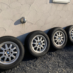 【値下】BMW純正BBSホイール付　195/65R15 スタッドレス　4本セット　4ヶ月のみ使用 NANKANG AW-1