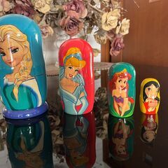ディズニープリンセスのマトリョーシカ