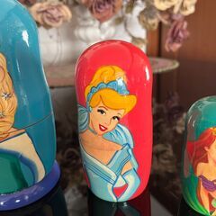 ディズニープリンセスのマトリョーシカの画像