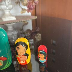 ディズニープリンセスのマトリョーシカの画像