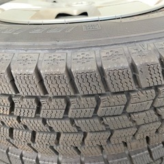 155/80R13  スタッドレスタイヤ　ホイール付の画像