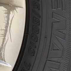155/80R13  スタッドレスタイヤ　ホイール付の画像
