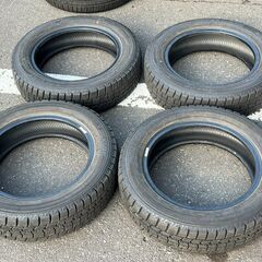 ★ バリ山！ ダンロップ ウィンターマックス WM02 155/65R14 2019年製 14インチ スタッドレスタイヤ 9分山 4本セット T-1480 リサイクルショップ札幌 買取本舗の画像