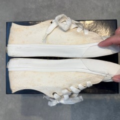 POLO スニーカー 24.0 白の画像