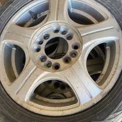 取引済 中古　アルミホイール　タイヤ付　155/65r13 4本  