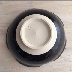 ★うつわ★油滴天目 花型盛り鉢 ボウル やきものの画像