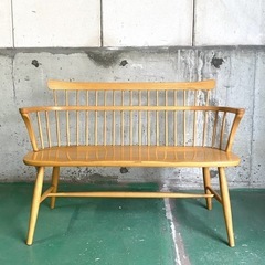 A008🉐キツツキ ダイニングセット🤩ウィンザーベンチ🤩ウィンザーチェア の画像