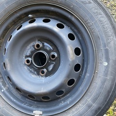 中古　鉄ホイール　夏タイヤ付　165/70r14 4本 