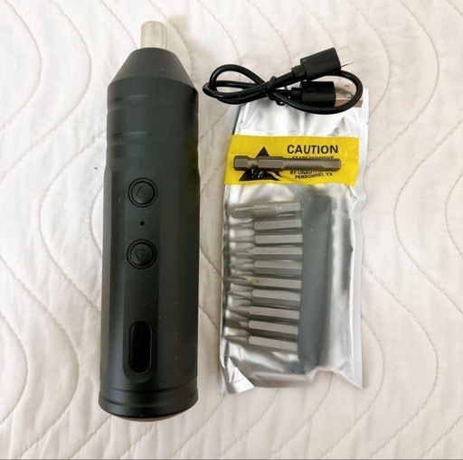 電動ドライバー 小型 11本ビット 手動兼用 磁気ビット付き