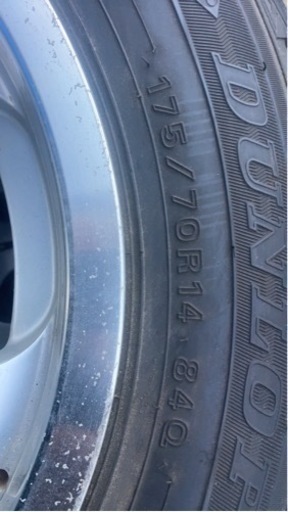 175-70-14タイヤアルミホイ—ル付