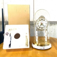 A009😍昭和レトロ 花柄🌼シチズン リズム時計 4RP619 ...