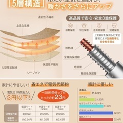 電気毛布 掛敷併用 160cm×130cmの画像