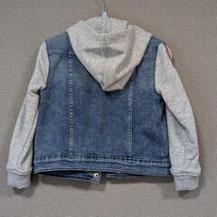 h&m キッズデニムジャケット 2way 110 の画像