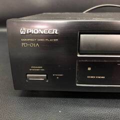 CDプレイヤー コンパクトディスクプレーヤー PIONEER パイオニア PD-01A 音楽プレーヤー 240819-01の画像
