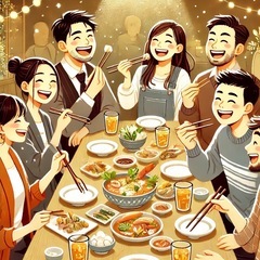 ご飯を通じて、楽しい仲間を見つけよう♪( ´▽｀)‼️