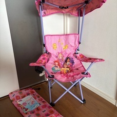 子ども　アウトドアチェアー　ディズニー　プリンセス