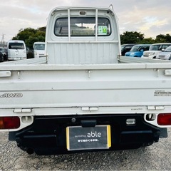 【支払総額10.8万円】4WDサンバートラック車検令和8年1月即日納車okタイベル交換済み 機関良好！激安軽トラック♩エクストラローギアの画像