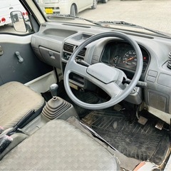 【支払総額10.8万円】4WDサンバートラック車検令和8年1月即日納車okタイベル交換済み 機関良好！激安軽トラック♩エクストラローギアの画像