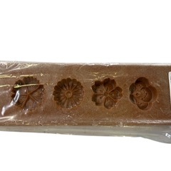 NO.1963 《美品》和菓子型 焼印 5点まとめ売り 木彫り レトロアンティーク 菓子型 落雁 小道具 昭和レトロ 中古の画像